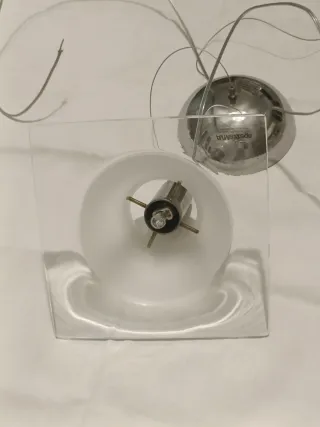 Lampada sospesa AV Mazzega vetro Murano