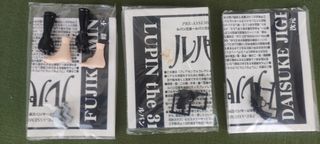 Lotto 3 x Lupin III action figure 1^ serie