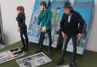 Lotto 3 x Lupin III action figure 1^ serie