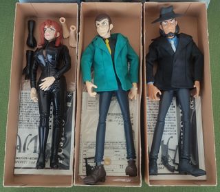 Lotto 3 x Lupin III action figure 1^ serie