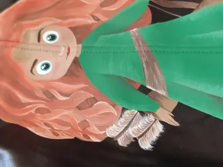 Chaqueta cuero pintada Mérida 7/8 años