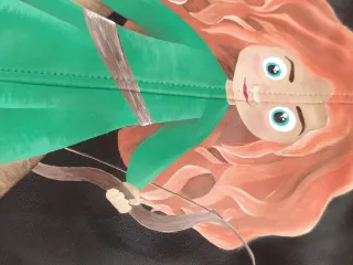 Chaqueta cuero pintada Mérida 7/8 años