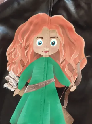 Chaqueta cuero pintada Mérida 7/8 años