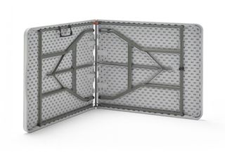 3 Tavoli Pieghevoli Bianchi e Grigi