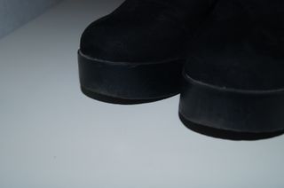 Botas pretas plataforma senhora 37