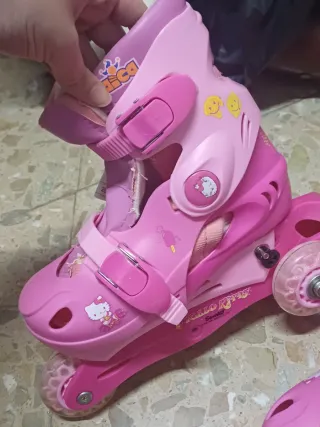 Patines rosas Hello Kitty
