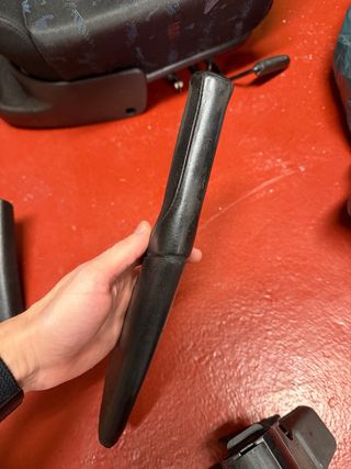 Funda Freno de Mano Cuero Negro