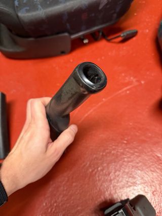 Funda Freno de Mano Cuero Negro