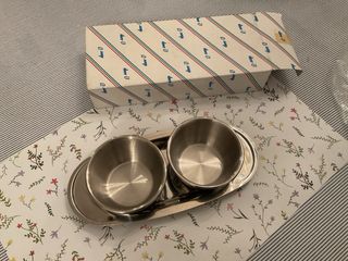 Juego salseras IBER y bandeja acero inox