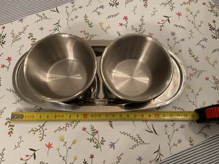Juego salseras IBER y bandeja acero inox