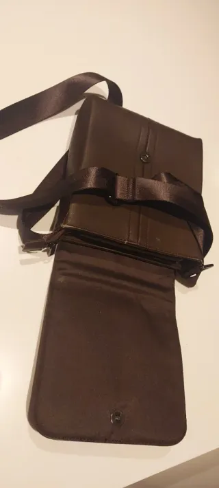 Bandolera Zara Hombre Marrón