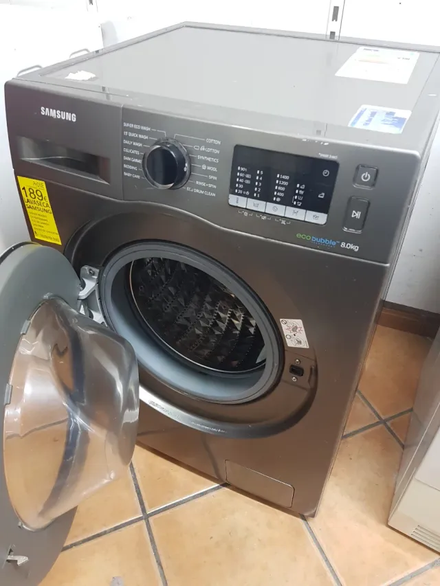 Lavadora Samsung ecobubble 8kg