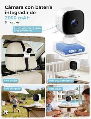 Cámara Bebé Coche GHB 5 720P Inalámbrica