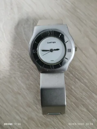 Reloj Cartier Mujer Plata y Blanco