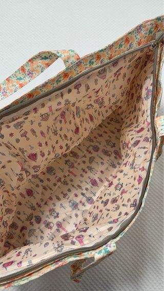 Bolso de playa estampado floral