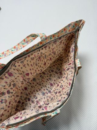 Bolso de playa estampado floral