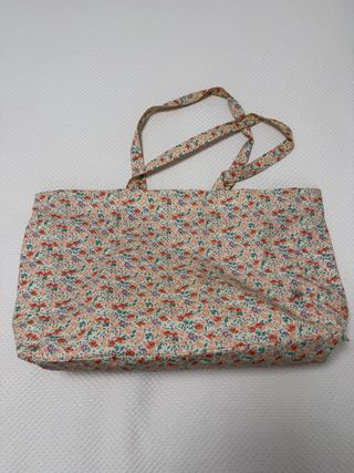 Bolso de playa estampado floral