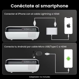Proyector Portátil H1 1080P Nativo