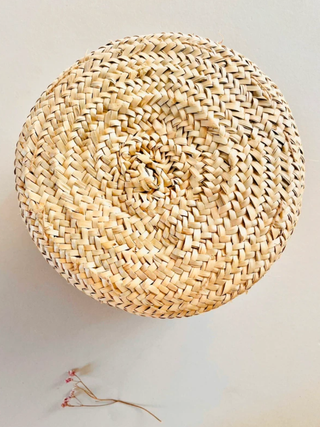 Cesta tejida a mano Mallorca Jute Wicker