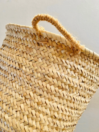 Cesta tejida a mano Mallorca Jute Wicker
