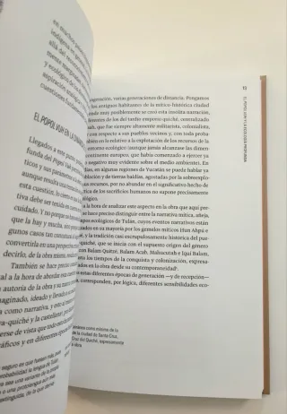 Popol Vuh el libro sagrado de los mayas