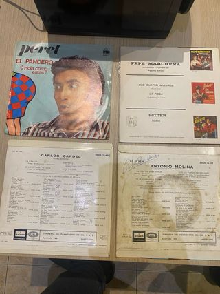 Lote 4 singles flamenco