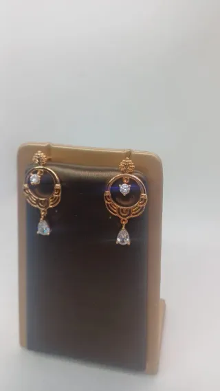 Pendientes Dubai Chapado Oro 18k