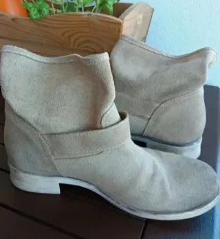 Stivali/Botines beige Tg. 38