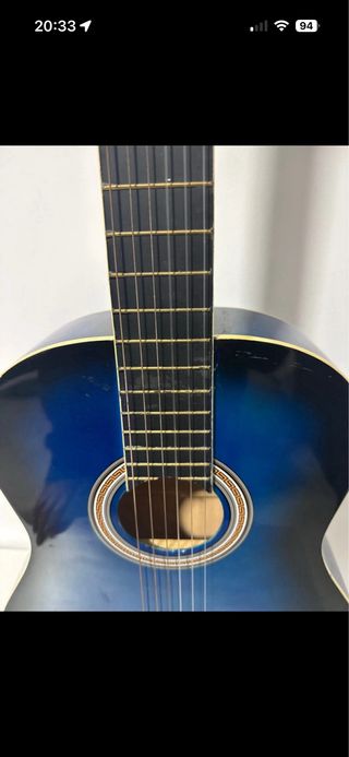 Chitarra classica blu