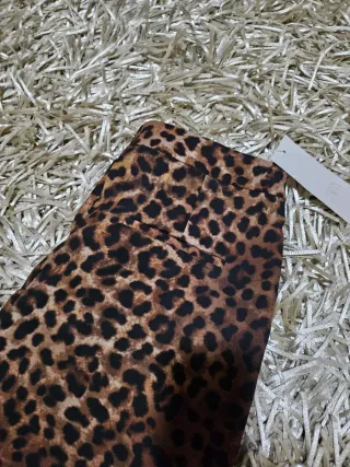 Calças Zara S Estampado Animal Print