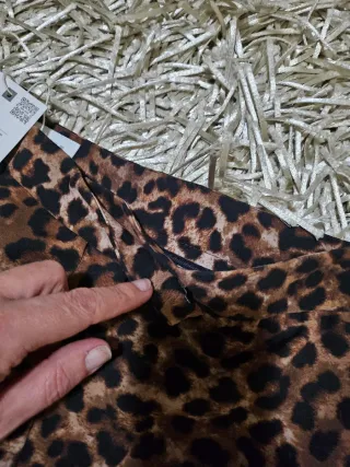 Calças Zara S Estampado Animal Print