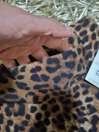 Calças Zara S Estampado Animal Print