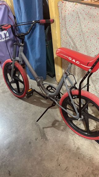 Bicicleta GAC Antigua Roja y Gris