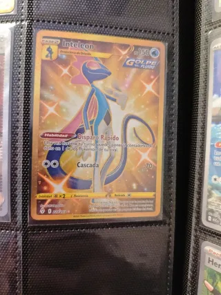 Carta Pokémon Inteleon Fase 2 Dorada