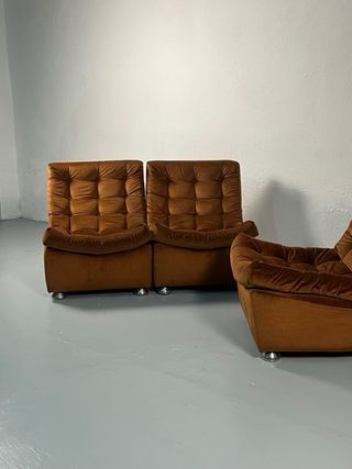 Sillón modular Space Age, Vintage años 70