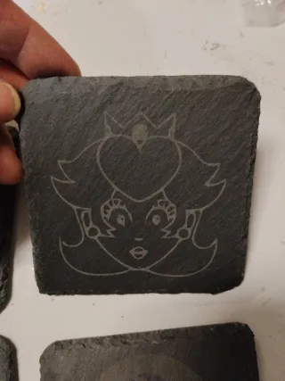 Posavasos Pizarra Mario Bros Set 4