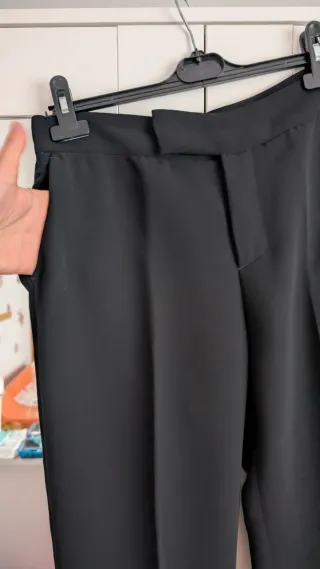 Pantalones negros elegantes mujer M-L