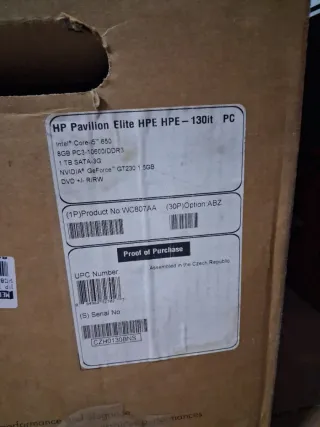 Ordenador HP Pavilion Elite HPE 130it