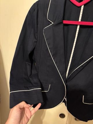 Americana Bershka azul marino XL