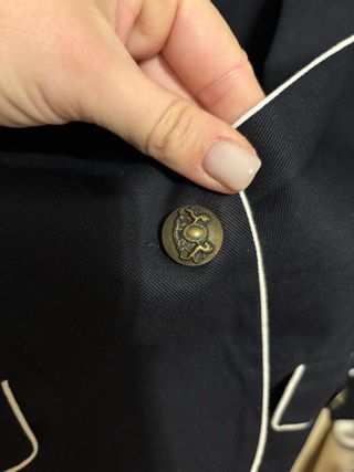 Americana Bershka azul marino XL