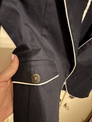 Americana Bershka azul marino XL