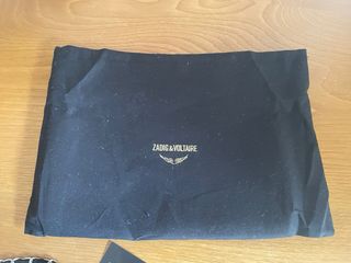 Pochette Zadig & Voltaire nera con catena doppia