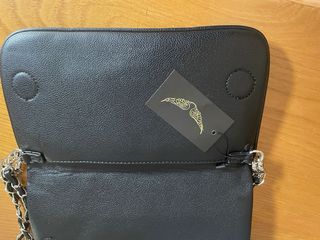 Pochette Zadig & Voltaire nera con catena doppia