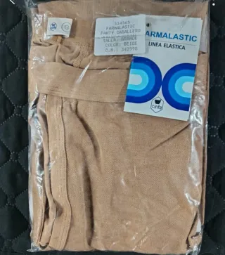 Media compresión hombre Talla G Beige