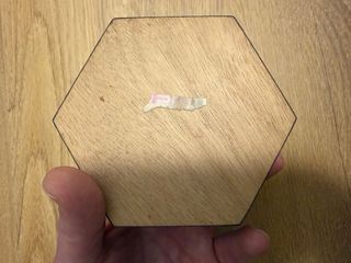 Caja joyero madera marroquíneria con espejo