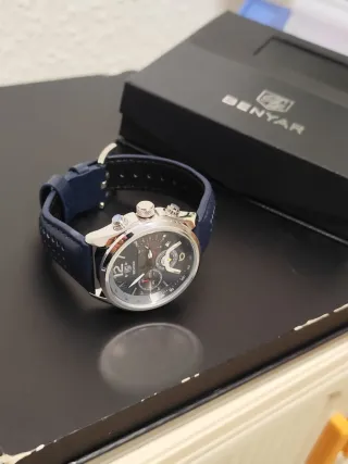 Reloj BENYAR Hombre Azul y Plateado