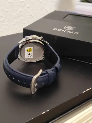 Reloj BENYAR Hombre Azul y Plateado