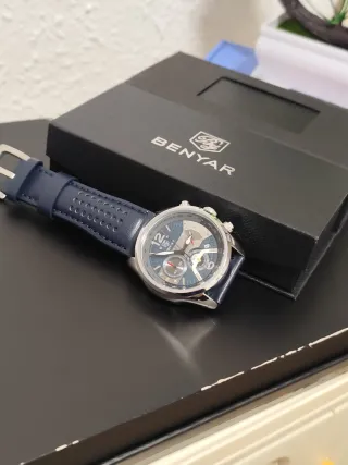 Reloj BENYAR Hombre Azul y Plateado
