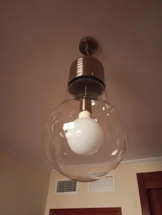 Lámpara Techo Forma Bombilla