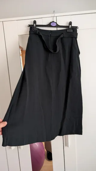 Falda verde oscuro elegante mujer M